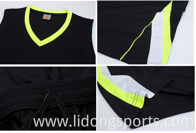 LiDong Latest Basketball Jersey Design 2021 Digital Printing New Design Basketball Uniforms wholesale